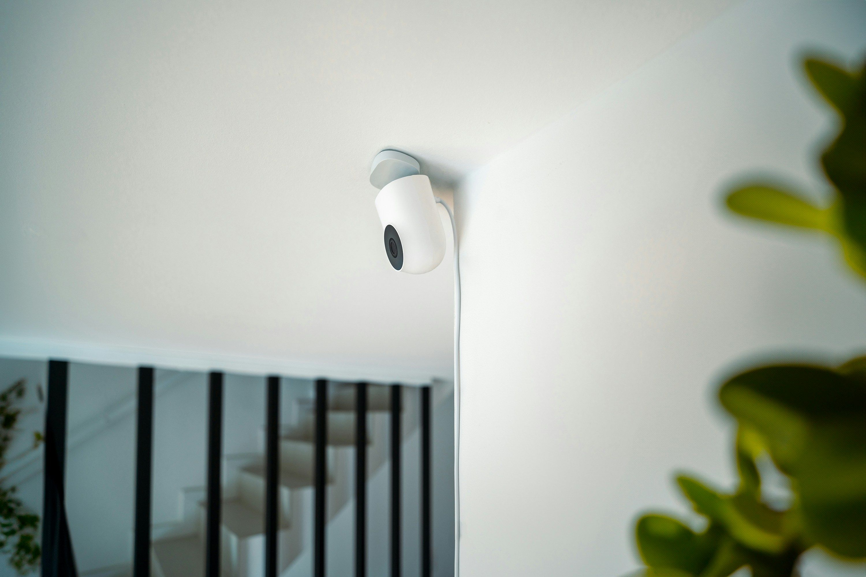 Caméra de vidéosurveillance à enregistrement local dans une maison sécurisée par Velarys